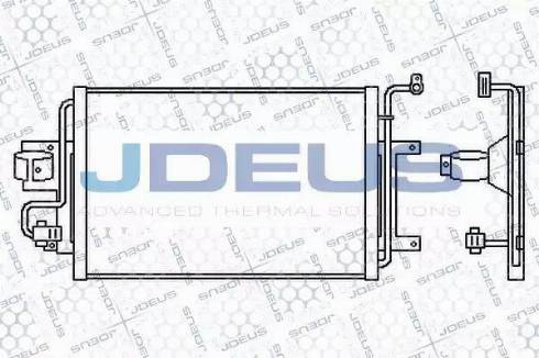 Jdeus 701M06 - Condensatore, Climatizzatore autozon.pro