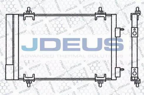 Jdeus 707M56 - Condensatore, Climatizzatore autozon.pro