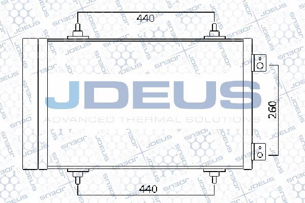 Jdeus 707M27 - Condensatore, Climatizzatore autozon.pro