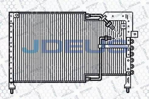 Jdeus 716N11 - Condensatore, Climatizzatore autozon.pro