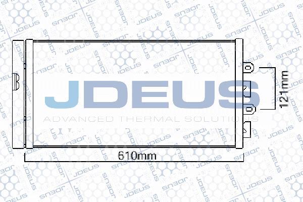 Jdeus 711M63 - Condensatore, Climatizzatore autozon.pro