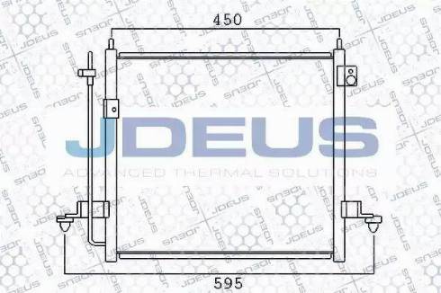 Jdeus 718M44 - Condensatore, Climatizzatore autozon.pro