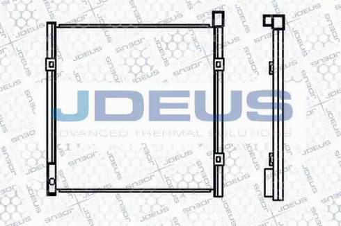 Jdeus 713N16 - Condensatore, Climatizzatore autozon.pro