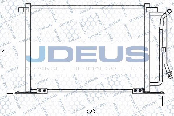 Jdeus 712M07 - Condensatore, Climatizzatore autozon.pro