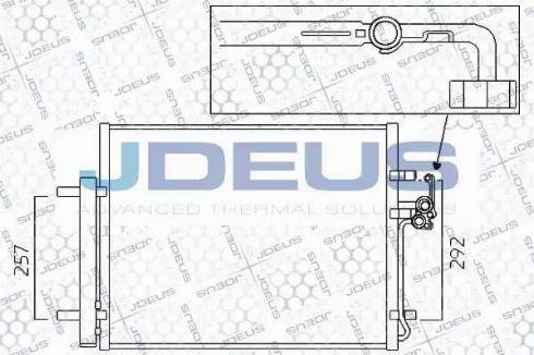 Jdeus 712M32 - Condensatore, Climatizzatore autozon.pro