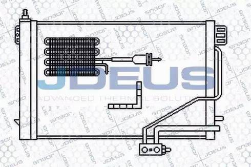 Jdeus 717M42 - Condensatore, Climatizzatore autozon.pro