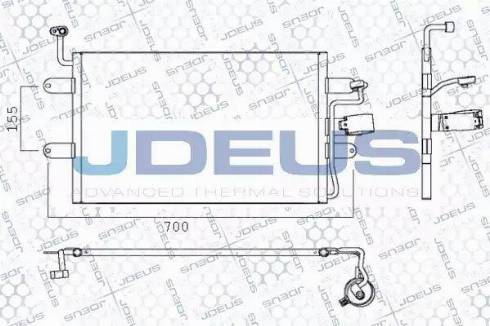 Jdeus 725M18 - Condensatore, Climatizzatore autozon.pro