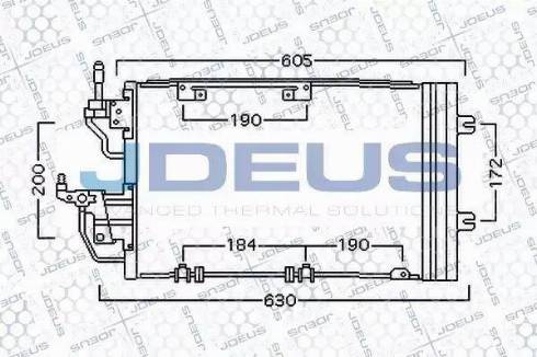 Jdeus 720M61 - Condensatore, Climatizzatore autozon.pro