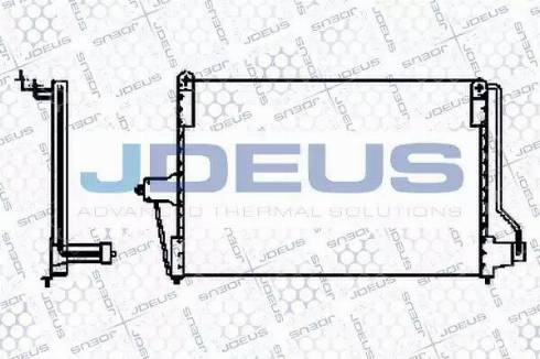 Jdeus 720M01 - Condensatore, Climatizzatore autozon.pro