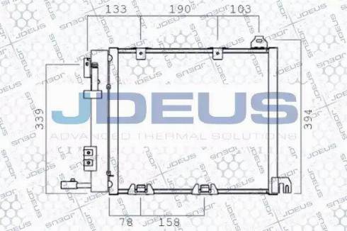 Jdeus 720M31 - Condensatore, Climatizzatore autozon.pro