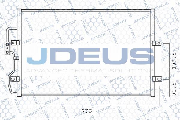 Jdeus 721M23 - Condensatore, Climatizzatore autozon.pro