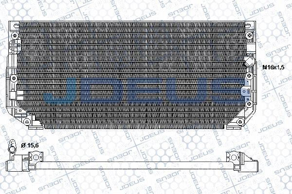 Jdeus 728M26 - Condensatore, Climatizzatore autozon.pro