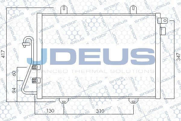 Jdeus 723M65 - Condensatore, Climatizzatore autozon.pro