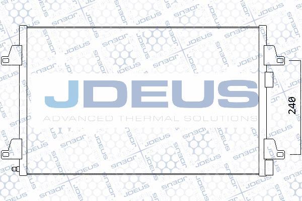 Jdeus 723M68 - Condensatore, Climatizzatore autozon.pro