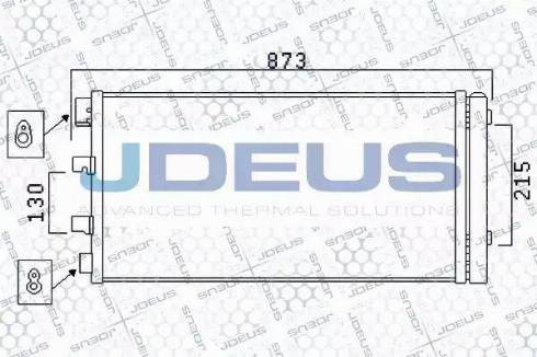 Jdeus 723M33 - Condensatore, Climatizzatore autozon.pro