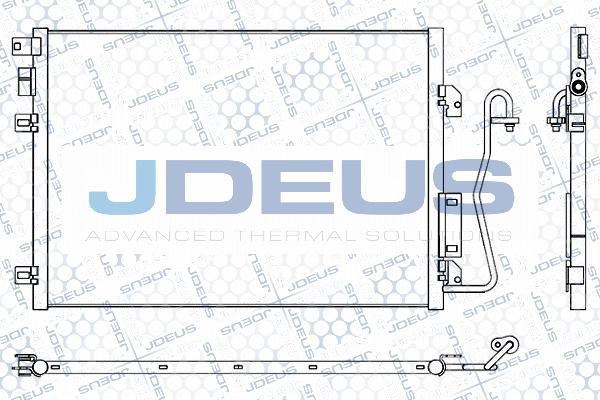 Jdeus 723M72 - Condensatore, Climatizzatore autozon.pro