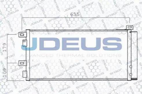 Jdeus 770M01 - Condensatore, Climatizzatore autozon.pro