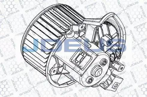 Jdeus BL0200007 - Elettromotore, Ventilatore abitacolo autozon.pro