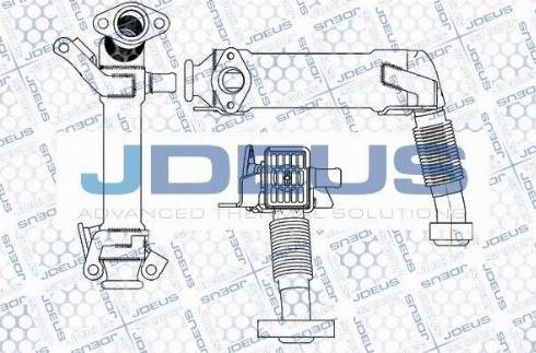 Jdeus EG005006C - Radiatore, Ricircolo gas scarico autozon.pro