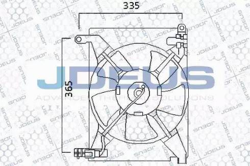 Jdeus EV56M101 - Ventola, Raffreddamento motore autozon.pro