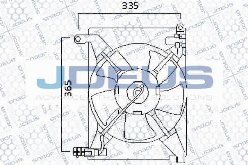 Jdeus EV0560101 - Elettromotore, Ventola radiatore autozon.pro