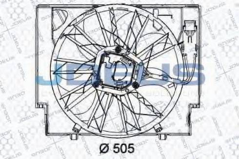 Jdeus EV050680 - Ventola, Raffreddamento motore autozon.pro