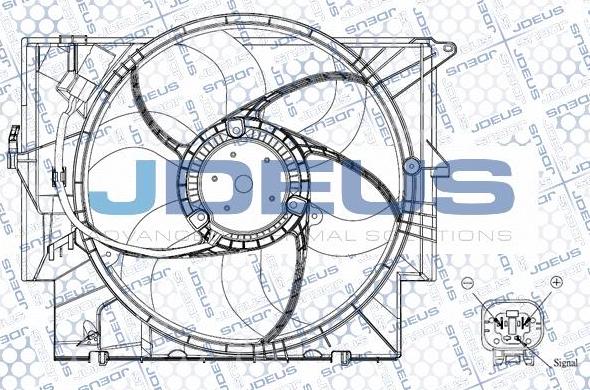 Jdeus EV0050680 - Ventola, Raffreddamento motore autozon.pro