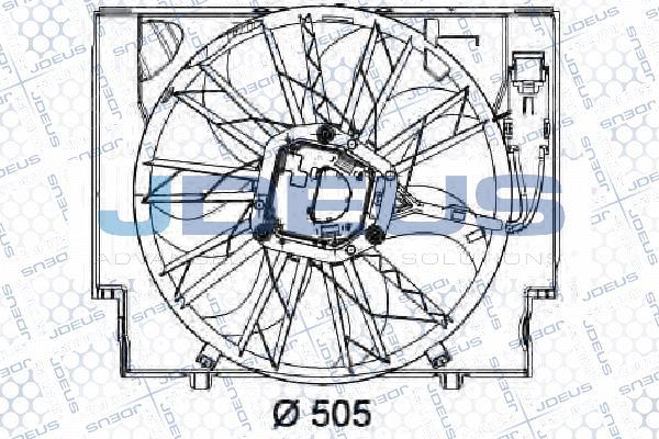 Jdeus EV0050230 - Ventola, Raffreddamento motore autozon.pro