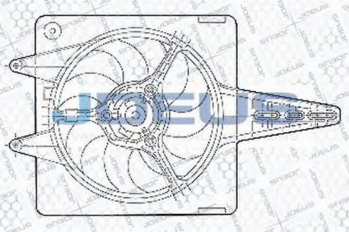 Jdeus EV02304 - Ventola, Raffreddamento motore autozon.pro