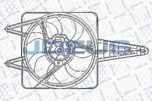 Jdeus EV02249 - Ventola, Raffreddamento motore autozon.pro