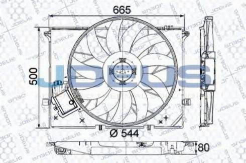 Jdeus EV170710 - Ventola, Raffreddamento motore autozon.pro