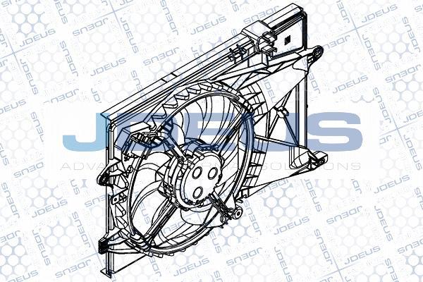 Jdeus EV893600 - Ventola, Raffreddamento motore autozon.pro