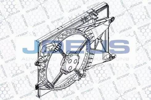 Jdeus EV893000 - Ventola, Raffreddamento motore autozon.pro