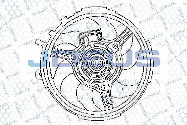 Jdeus EV842700 - Ventola, Raffreddamento motore autozon.pro