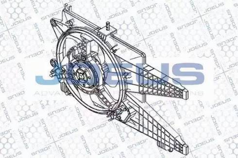 Jdeus EV851600 - Ventola, Raffreddamento motore autozon.pro