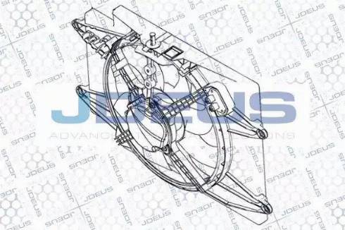 Jdeus EV851110 - Ventola, Raffreddamento motore autozon.pro