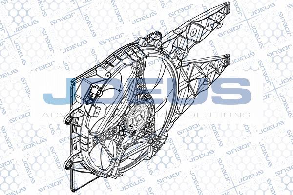 Jdeus EV884900 - Ventola, Raffreddamento motore autozon.pro