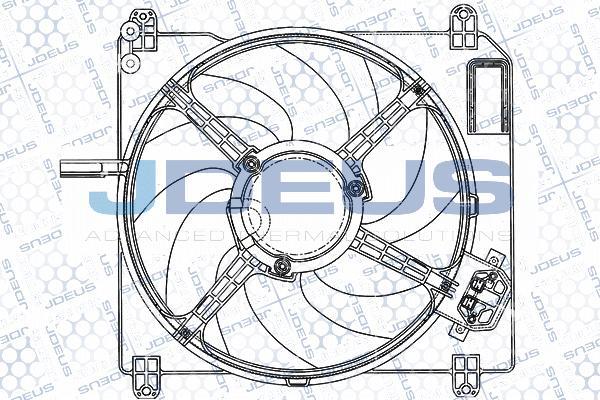 Jdeus EV836400 - Ventola, Raffreddamento motore autozon.pro