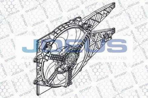 Jdeus EV876700 - Ventola, Raffreddamento motore autozon.pro