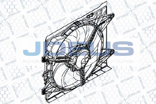 Jdeus EV8B0500 - Ventola, Raffreddamento motore autozon.pro