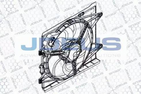 Jdeus EV8B0210 - Ventola, Raffreddamento motore autozon.pro