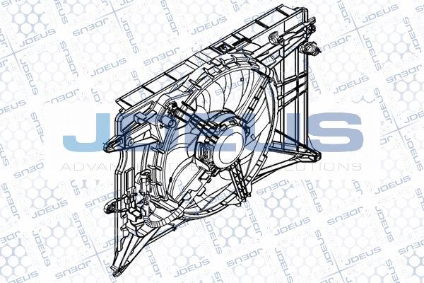 Jdeus EV8C6140 - Ventola, Raffreddamento motore autozon.pro