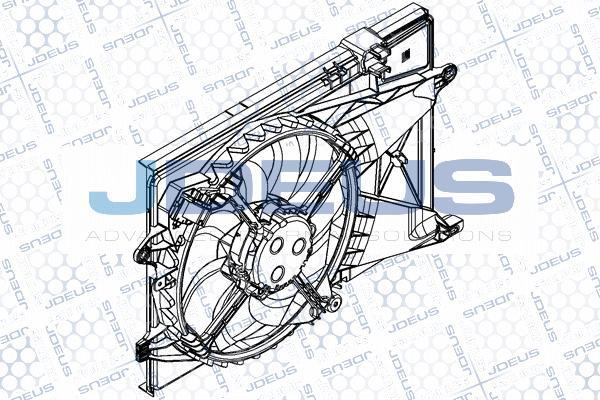 Jdeus EV8D2440 - Ventola, Raffreddamento motore autozon.pro