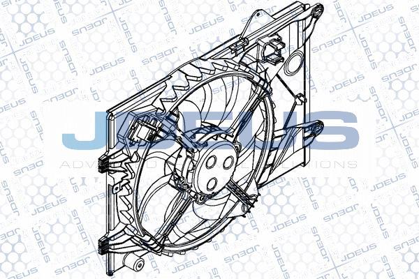 Jdeus EV8D2740 - Ventola, Raffreddamento motore autozon.pro