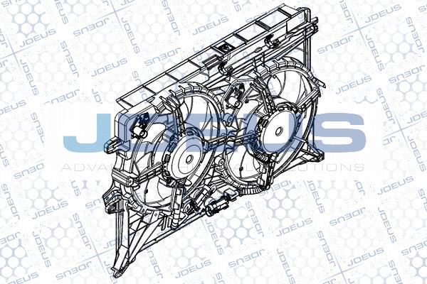 Jdeus EV8E9740 - Ventola, Raffreddamento motore autozon.pro