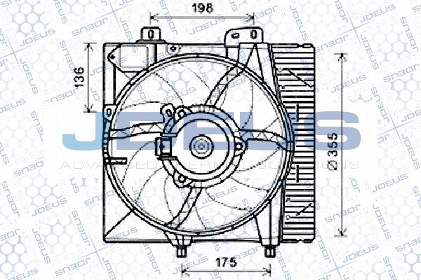 Jdeus EV210430 - Ventola, Raffreddamento motore autozon.pro