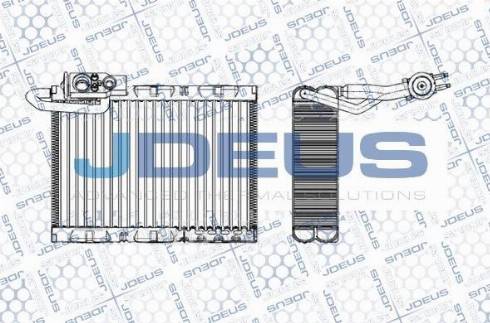 Jdeus M-9210350 - Evaporatore, Climatizzatore autozon.pro