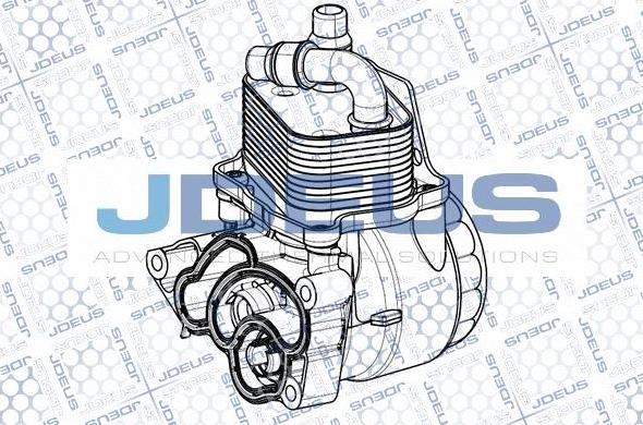 Jdeus M4050660 - Radiatore olio, Olio motore autozon.pro