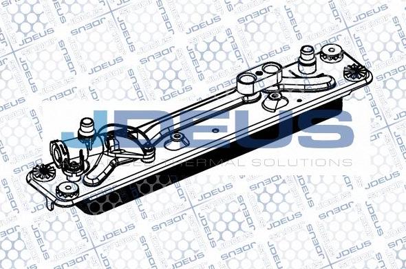Jdeus M-4050861 - Radiatore olio, Cambio automatico autozon.pro