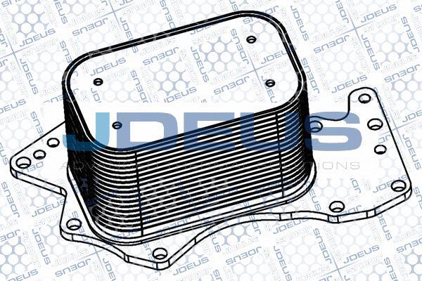 Jdeus M-401045A - Radiatore olio, Olio motore autozon.pro